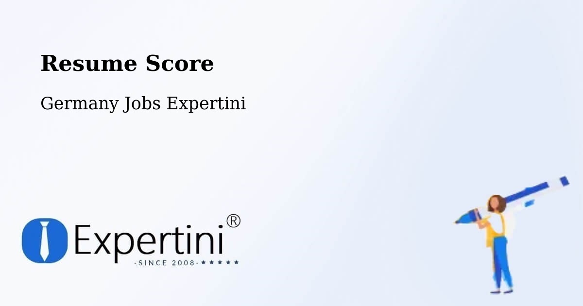 Resume Score & Job Description Match Tool – Deilingen - Germany Jobs Expertini